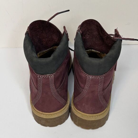 Timberland Primaloft Waterproof Suede Maroon Leather Boots Womens - Picture 3 of 8